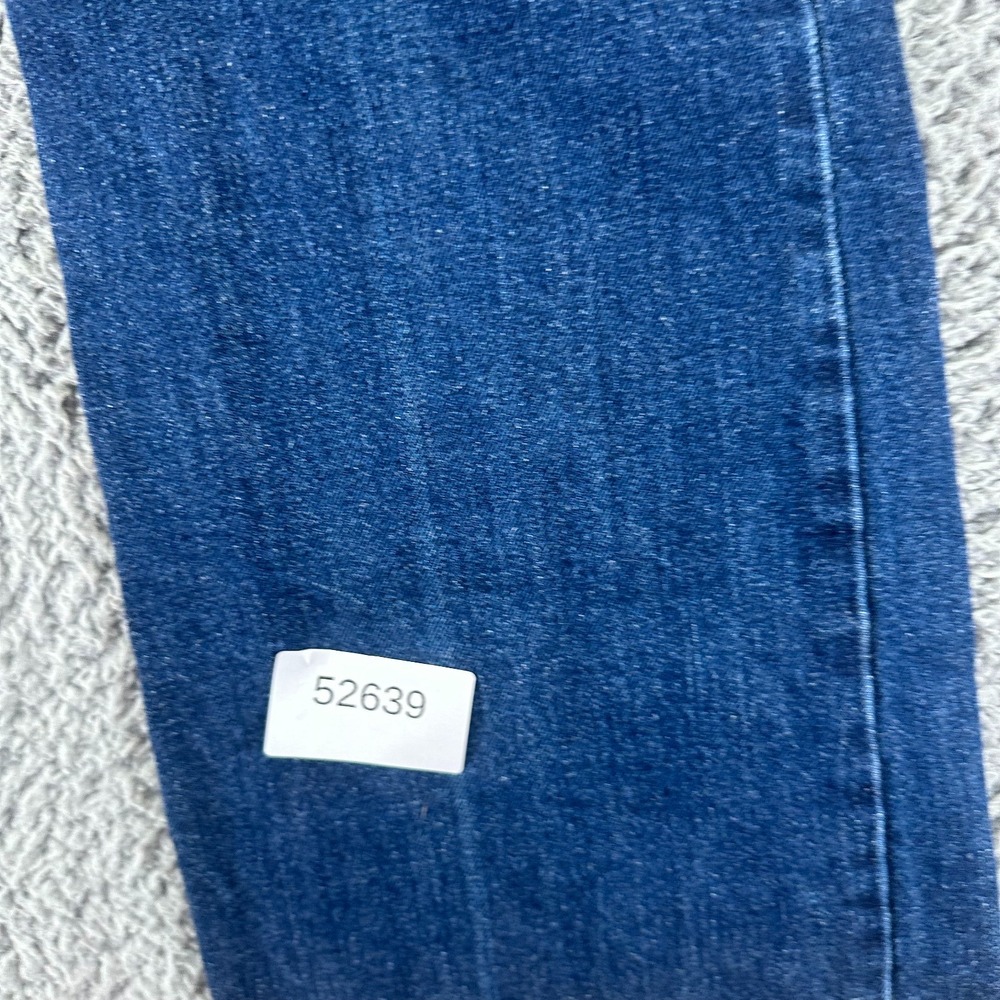 Old Navy Jeans Women's 12 Blue Cotton Denim Flared Workwear Travel Faded Stretch - Picture 11 of 11